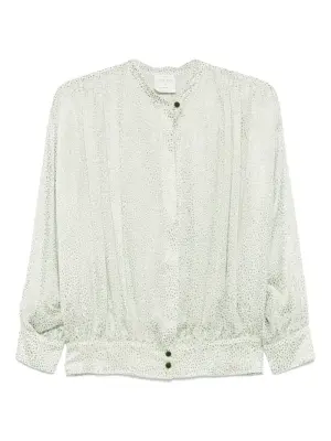 блузка с абстрактным узором