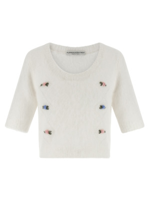 свитер из чесаного мохера