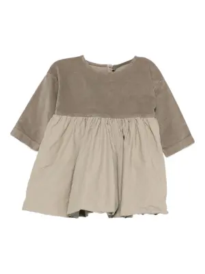 Платье с вставками