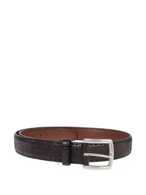 Ремень из тиснёной кожи