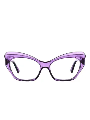 Очки в форме "кошачий глаз"