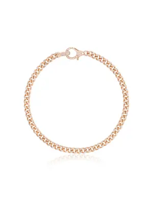 Браслет из розового золота с бриллиантами