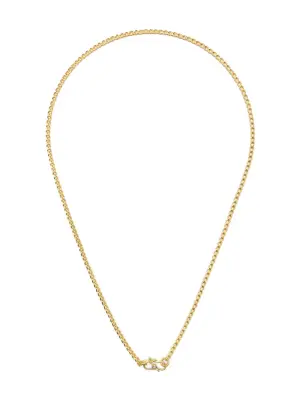 Колье Solo Loop-in-Loop из желтого золота с бриллиантами