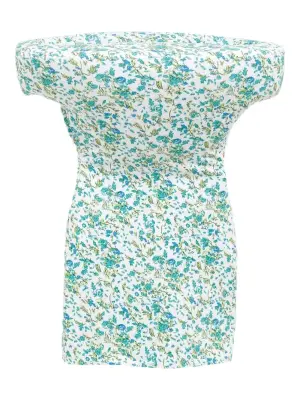 Дутое платье мини