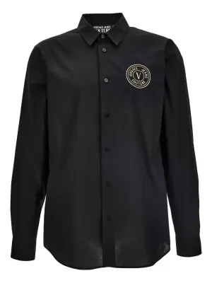 Рубашка с вышитым логотипом