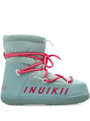 Шнурованные утеплённые ботинки