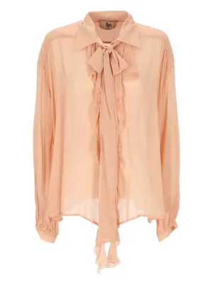 Рубашка с оборками