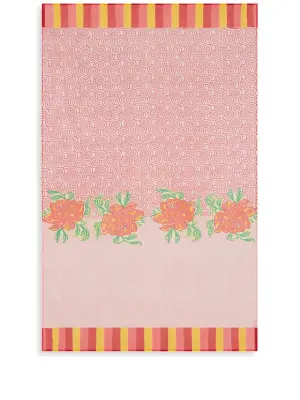 Camelia Magenta beach towel