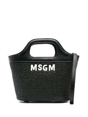 Сумка-тоут с вышитым логотипом