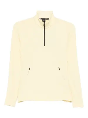 Топ с воротником на молнии