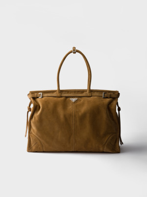 Сумка-тоут Prada Bonnie из замши