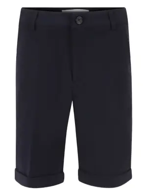 Шорты с вышитым логотипом