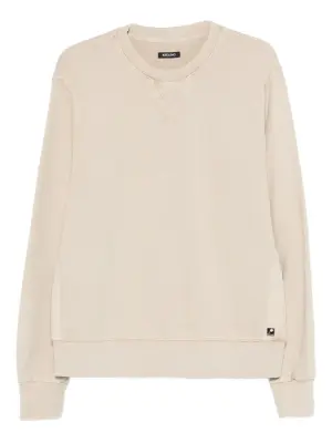 Джемпер с круглым вырезом и длинными рукавами