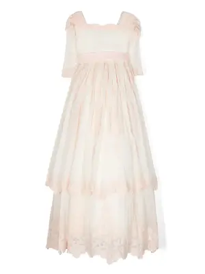 Платье с цветочным декором