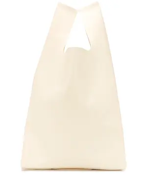 однотонная сумка-шопер