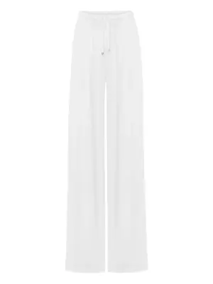 Брюки палаццо с завышенной талией