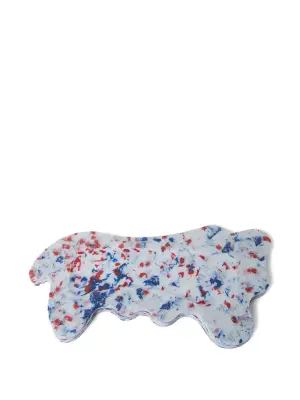 Поднос с мраморным эффектом