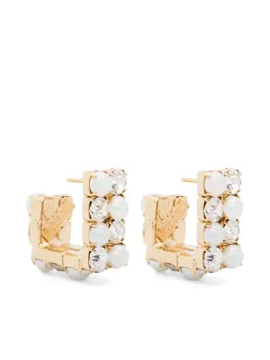 Серьги с искусственным жемчугом