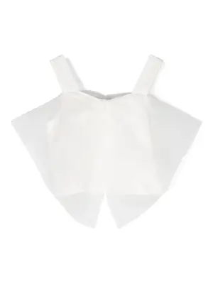 Укороченный топ из тюля