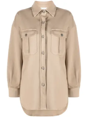 Джинсовая куртка на пуговицах