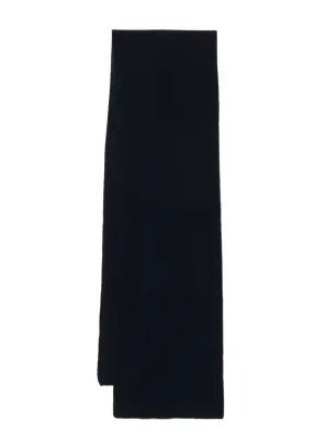 Кашемировый шарф в рубчик