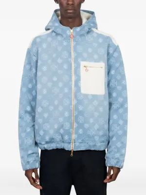 Двусторонняя джинсовая куртка с капюшоном