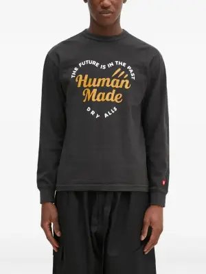 лонгслив с вышитым логотипом