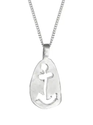 Ожерелье с эскизом якоря