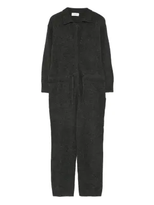 Шерстяной комбинезон с воротником