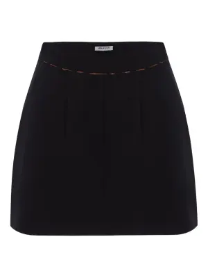 Шорты строгого кроя с завышенной талией