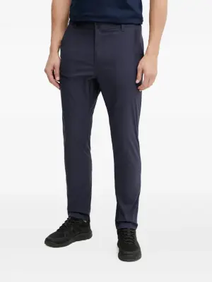 Брюки с вышитым логотипом