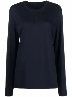 Пижамный топ с длинными рукавами