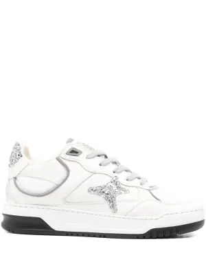 Кроссовки с аппликацией в виде звезды