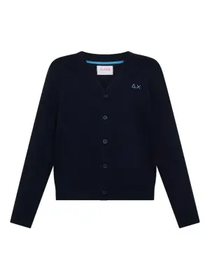 Кардиган с вышивкой и пуговицами