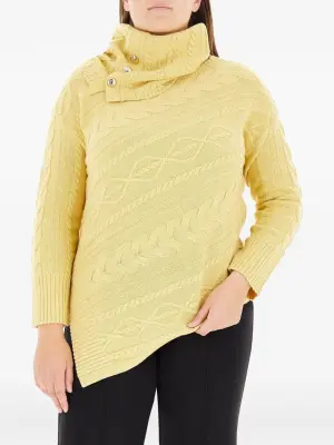 Свитер фактурной вязки