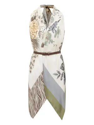 Топ с цветочным узором