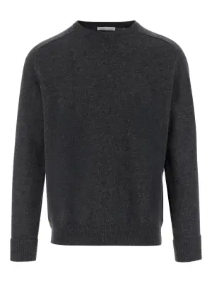 Кашемировый свитер с круглым вырезом