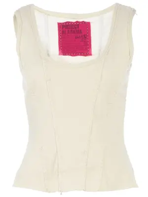 майка с круглым вырезом