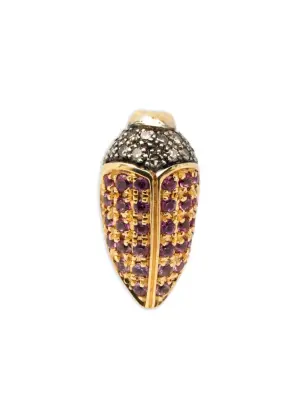 Серьги Bee из желтого золота с бриллиантами