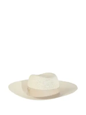 шляпа с кожаной лентой