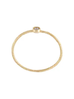 Кольцо с бриллиантом