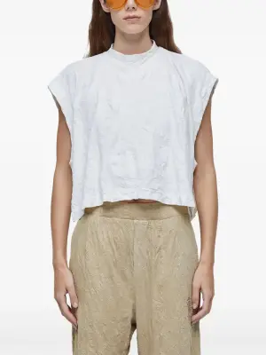 Топ с высоким воротником