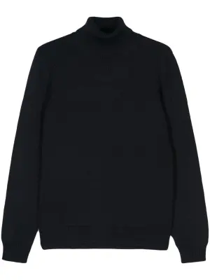 Джемпер из шерсти мериноса с высоким воротником