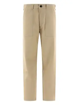 Брюки с накладными карманами