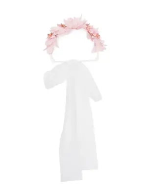 Ремень с цветочной аппликацией