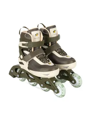 Роликовые коньки с ремешками
