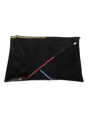 Шарф с бахромой из жемчуга