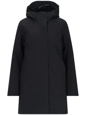 Парка на молнии с капюшоном