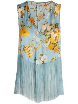 Топ с бахромой