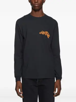 Лонгслив с графическим принтом